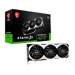 MSI GeForce RTX 4070 Ti Ventus 3X OC 12GB GDDR6X DLSS3  Tarjeta Gráfica Nvidia