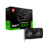 MSI GeForce RTX 4060 Ti Ventus 2X OC 8GB GDDR6 DLSS3 - Tarjeta Gráfica Nvidia