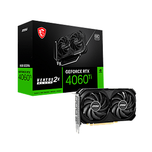 MSI GeForce RTX 4060 Ti Ventus 2X OC 8GB GDDR6 DLSS3  Tarjeta Gráfica Nvidia