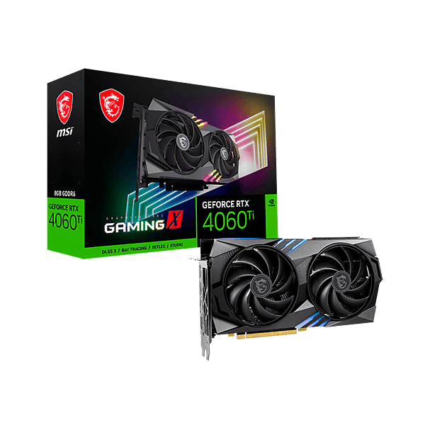 MSI GeForce RTX 4060 Ti Gaming X 8GB GDDR6 DLSS3  Tarjeta Gráfica Nvidia
