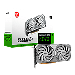 MSI GeForce RTX 4070 Ventus 2X White 12GB GDDR6 DLSS3  Tarjeta Gráfica Nvidia