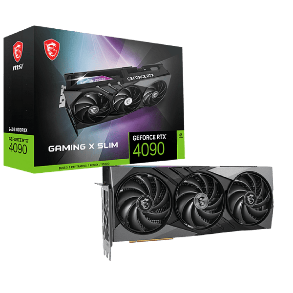 MSI GeForce RTX 4090 Gaming X Slim 24GB GDDR6X DLSS3  Tarjeta Gráfica Nvidia