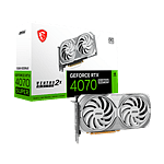 MSI GeForce RTX 4070 Super Ventus 2X OC White 12GB GDDR6X DLSS3  Tarjeta Gráfica Nvidia