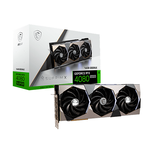 MSI GeForce RTX 4080 Super Suprim X 16GB GDDR6X DLSS3  Tarjeta Gráfica Nvidia