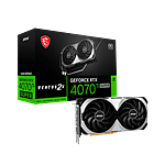 MSI GeForce RTX 4070 Ti Super Ventus 2X OC 16GB GDDR6X DLSS3  Tarjeta Gráfica Nvidia