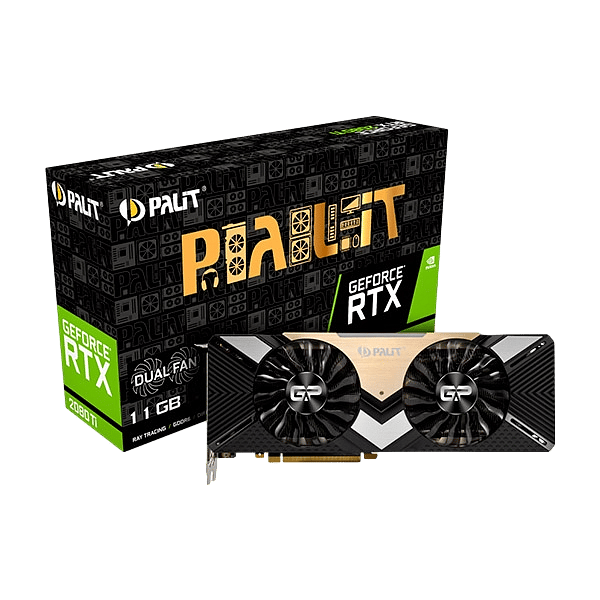 Palit GeForce RTX 2080 Ti Dual 11GB  Gráfica