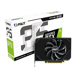 Palit GeForce RTX3050 StormX 8GB GDDR6  Tarjeta Gráfica