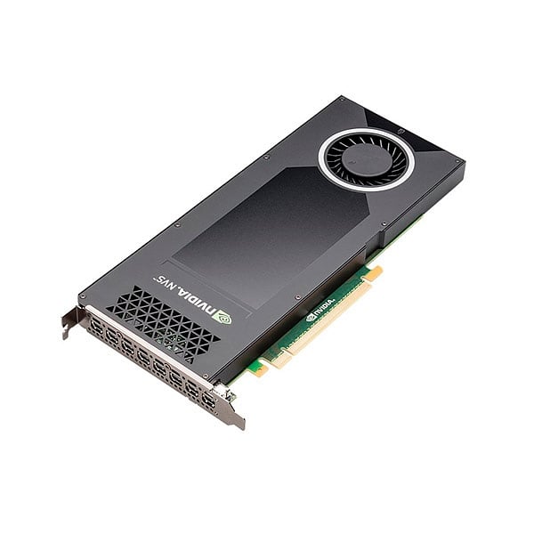 PNY NVS 810 4GB 2GPU 8xMonitores DVI  Tarjeta gráfica