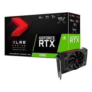 PNY GeForce RTX3060 XLR8 Gaming Revel EpicX RGB Single Fan 12GB GDDR6  Gráfica