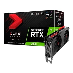 PNY GeForce RTX3060 XLR8 Gaming Revel EpicX RGB Dual Fan 12GB GDDR6  Gráfica