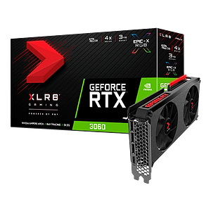 PNY GeForce RTX3060 XLR8 Gaming Revel EpicX RGB Dual Fan 12GB GDDR6  Gráfica