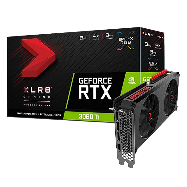 PNY GeForce RTX3060 Ti Revel Epic 8GB GDDR6 LHR  Tarjeta Gráfica