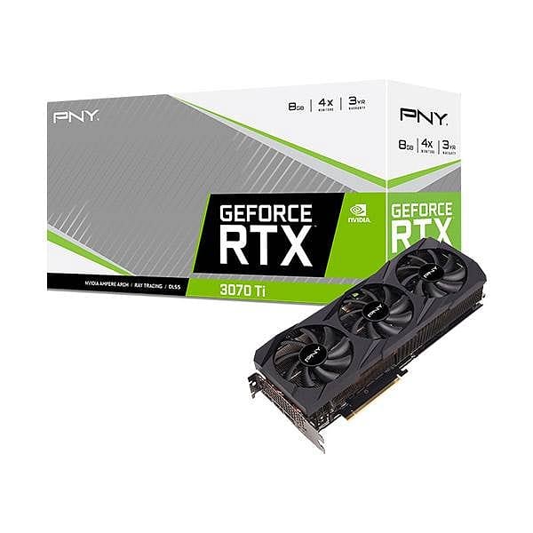 PNY GeForce RTX 3070 Ti Verto Triple Fan 8GB GDDR6X  Tarjeta Gráfica Nvidia