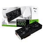 PNY GeForce RTX 4080 Verto Triple Fan 16GB GDDR6X DLSS3  Tarjeta Gráfica Nvidia