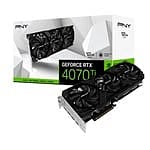 PNY GeForce RTX 4070 Ti XLR8 Verto LED Triple Fan 12GB GDDR6X DLSS3  Tarjeta Gráfica Nvidia