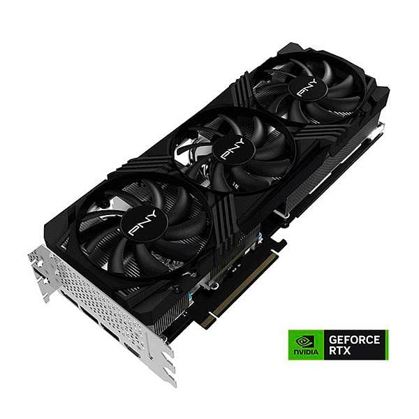 PNY GeForce RTX 4070 Ti XLR8 Verto LED Triple Fan 12GB GDDR6X DLSS3  Tarjeta Gráfica Nvidia