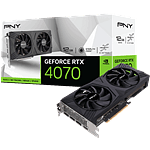 PNY GeForce RTX 4070 Verto Dual 12GB GDDR6X DLSS3  Tarjeta Gráfica Nvidia