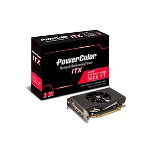 PowerColor Radeon RX5600 XT ITX 6GB GDDR6  Tarjeta Gráfica AMD