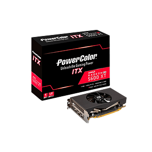 PowerColor Radeon RX5600 XT ITX 6GB GDDR6  Tarjeta Gráfica AMD