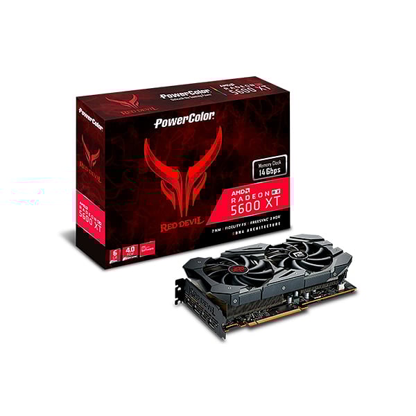 PowerColor Red Devil Radeon RX5600 XT 6GB GDDR6  Tarjeta Gráfica AMD