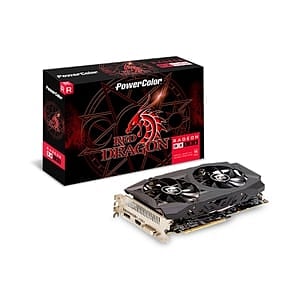 PowerColor Red Dragon Radeon RX580 8GB GDDR5  Tarjeta Gráfica AMD