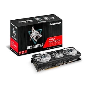 PowerColor Hell Hound Radeon RX6700 XT 12GB GDDR6  Tarjeta Gráfica AMD