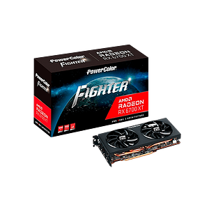 PowerColor Fighter Radeon RX6700 XT 12GB GDDR6  Tarjeta Gráfica AMD