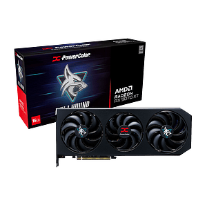 PowerColor Radeon RX 9070 XT Hellhound OC 16GB GDDR6 RDNA4  Tarjeta Gráfica AMD