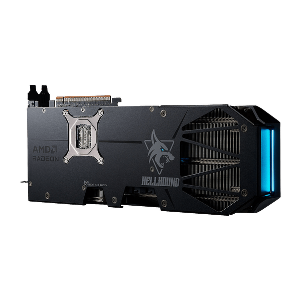 PowerColor Radeon RX 9070 XT Hellhound OC 16GB GDDR6 RDNA4  Tarjeta Gráfica AMD