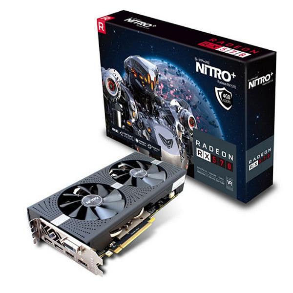 Sapphire Nitro Radeon RX 570 4GB  Tarjeta gráfica