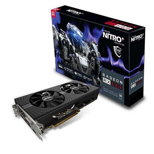 Sapphire Nitro Radeon RX580 8GB GD5  Gráfica