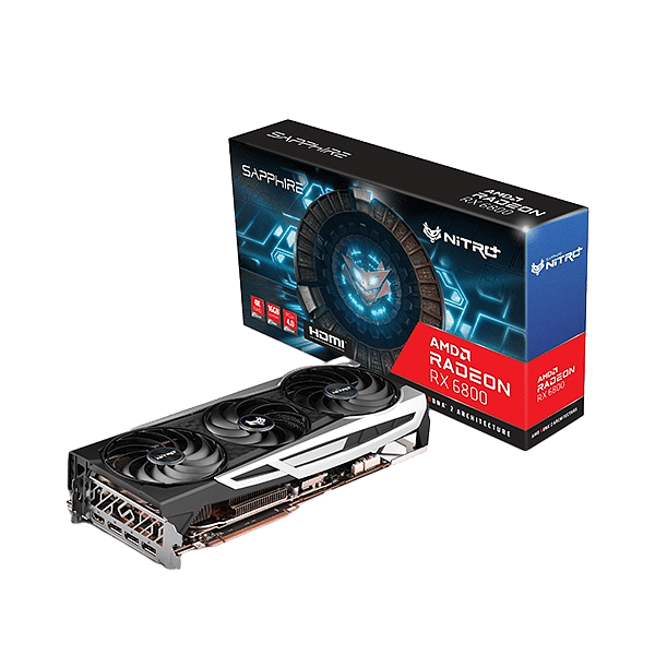 Sapphire Nitro Radeon RX6800 Gaming OC 16GB GDDR6  Tarjeta Gráfica AMD