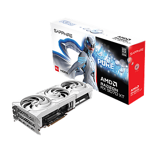 Sapphire Radeon RX 9070 XT Pure OC Gaming 16GB GDDR6 RDNA4  Tarjeta Gráfica AMD