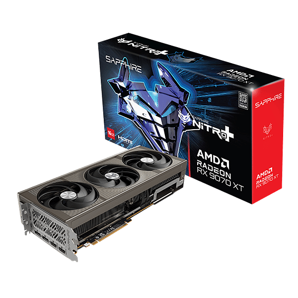 Sapphire Radeon RX 9070 XT Nitro OC Gaming 16GB GDDR6 RDNA4  Tarjeta Gráfica AMD