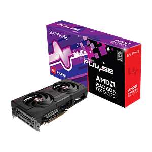 Sapphire Radeon RX 9070 Pulse Gaming 16GB GDDR6 RDNA4  Tarjeta Gráfica AMD