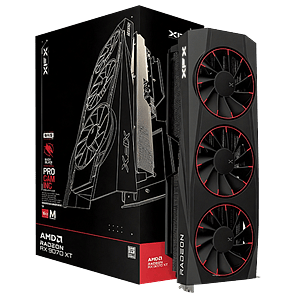 XFX Radeon RX 9070 XT Quicksilver Gaming OC 16GB GDDR6 RDNA4  Tarjeta Gráfica AMD