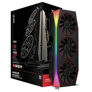 XFX Radeon RX 9070 XT Mercury Gaming OC 16GB GDDR6 RDNA4  Tarjeta Gráfica AMD