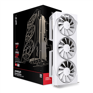 XFX Radeon RX 9070 XT Swift White Gaming 16GB GDDR6 RDNA4  Blanca  Tarjeta Gráfica AMD
