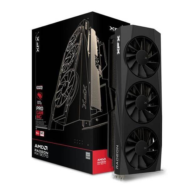 XFX Radeon RX 9070 Quicksilver OC Gaming 16GB GDDR6 RDNA4  Tarjeta Gráfica AMD