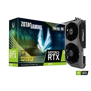 Zotac GeForce RTX3070 Twin Edge OC 8GB GDDR6 LHR  Gráfica