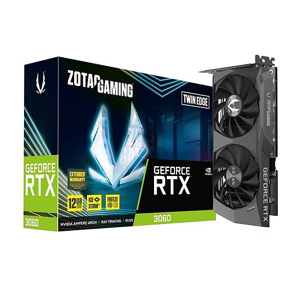 Zotac GeForce RTX3060 Twin Edge 12GB GD6  Gráfica Bulk Sin Caja
