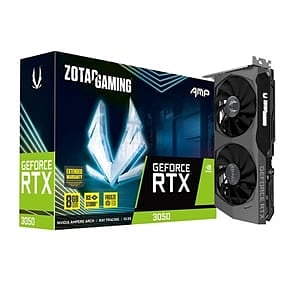 Zotac GeForce RTX3050 AMP 8GB GDDR6  Tarjeta Gráfica