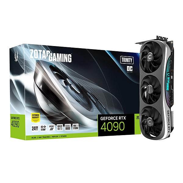 Zotac GeForce RTX 4090 Trinity OC 24GB GDDR6X DLSS3  Tarjeta Gráfica Nvidia