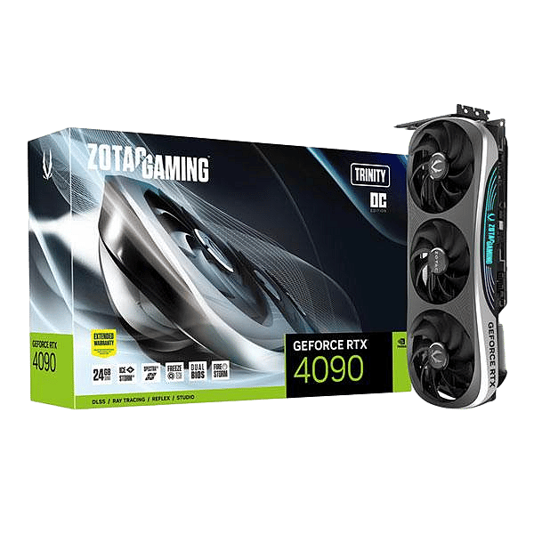Zotac GeForce RTX 4090 Trinity OC 24GB GDDR6X DLSS3  Tarjeta Gráfica Nvidia