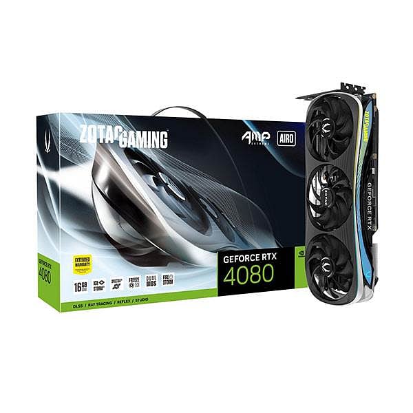 Zotac GeForce RTX 4080 AMP Extreme 16GB GDDR6X DLSS3  Tarjeta Gráfica Nvidia
