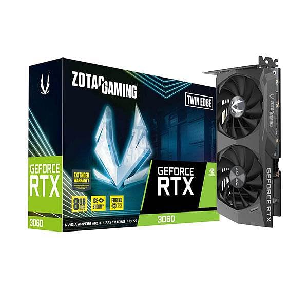 Zotac GeForce RTX 3060 Twin Edge 8GB GDDR6  Tarjeta Gráfica Nvidia