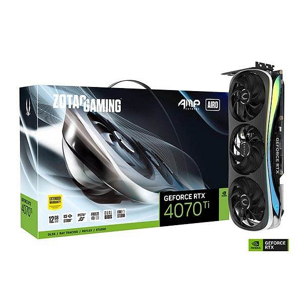 Zotac GeForce RTX 4070 Ti AMP Extreme AIRO 12GB GDDR6X DLSS3  Tarjeta Gráfica Nvidia