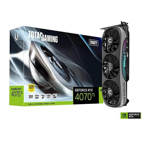 Zotac GeForce RTX 4070 Ti Trinity 12GB GDDR6X DLSS3  Tarjeta Gráfica Nvidia