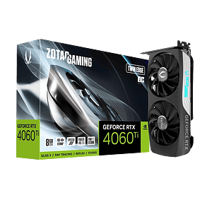 Zotac GeForce RTX 4060 Ti Twin Edge OC 8GB GDDR6 DLSS3  Tarjeta Gráfica Nvidia