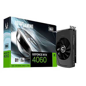 Zotac GeForce RTX 4060 Solo 8GB GDDR6 DLSS3  Tarjeta Gráfica Nvidia